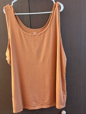 Amazon Essentials Women's Sleeveless Tank Top - Rust Orange
